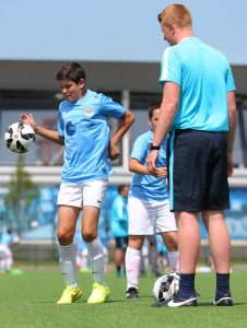 Junior International Football Festival and Language Program at Manchester City on Friday July 10th, 2015. Pics by Dave Thompson