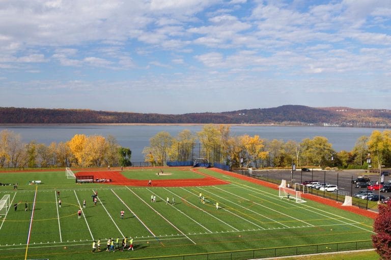 Football pitch NY City girls soccer camp Soccer summer camps and