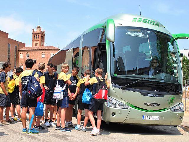 Excursion are a fun part of international soccer camps.