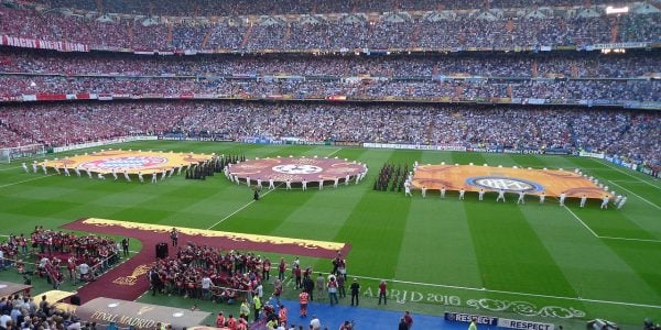 Real madrid football stadium - By Johnny Vulkan from New York, East Village, USA - Champions League Final