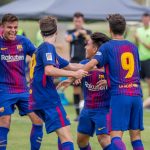 equipo de la academia profesional del Barça en USA