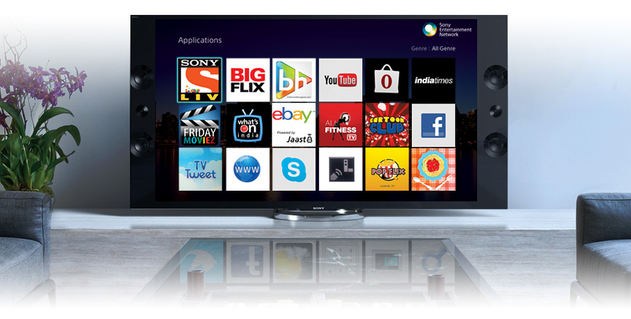 Sony TV screen for parental contol