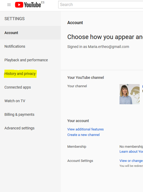 Youtube screen 4