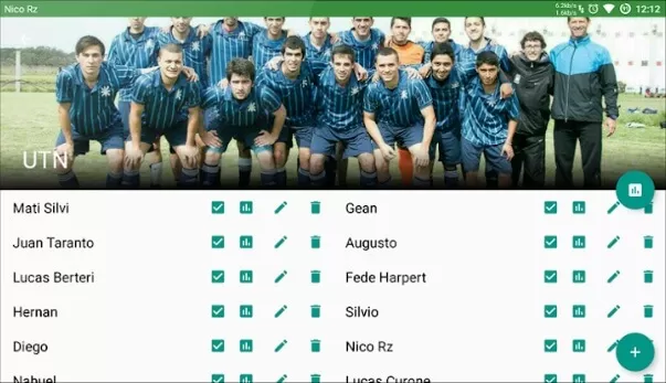 captura de la app de fútbol Mis estadísticas de fútbol - Las mejores aplicaciones informáticas para entrenadores de fútbol y para gestionar plantillas