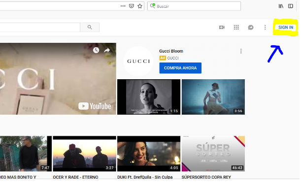 Youtube screen for parental control Youtube screen for parental control