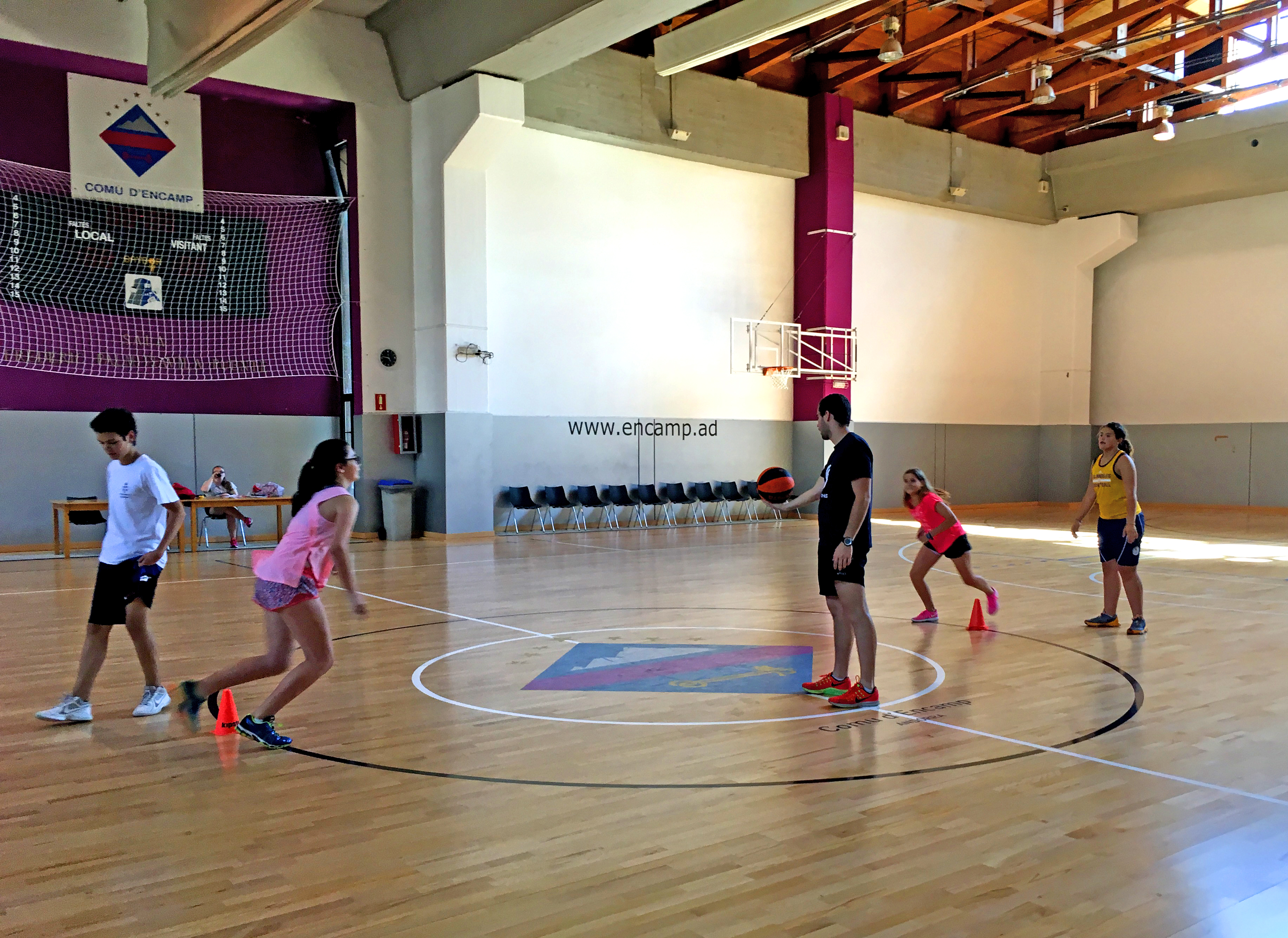 Training im Basketball-Camp in Andorra Training im Basketball-Camp in Andorra