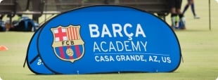 Stage de noël académie de football de haut niveau du FC Barcelone en Arizona (USA) 2024 logo