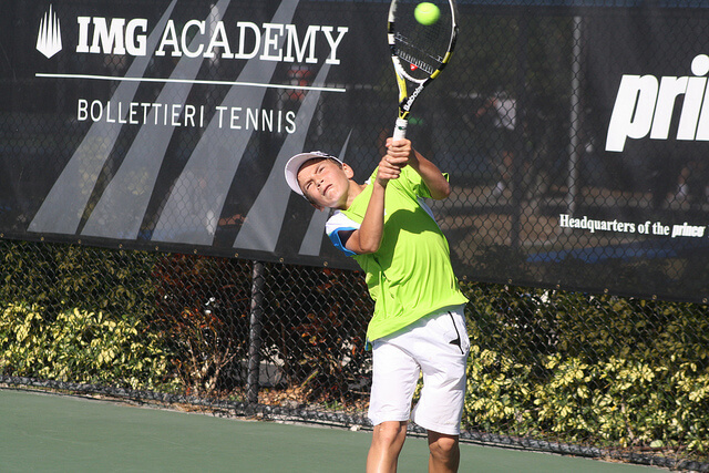 Academia de tenis IMG en USA 2024 logo