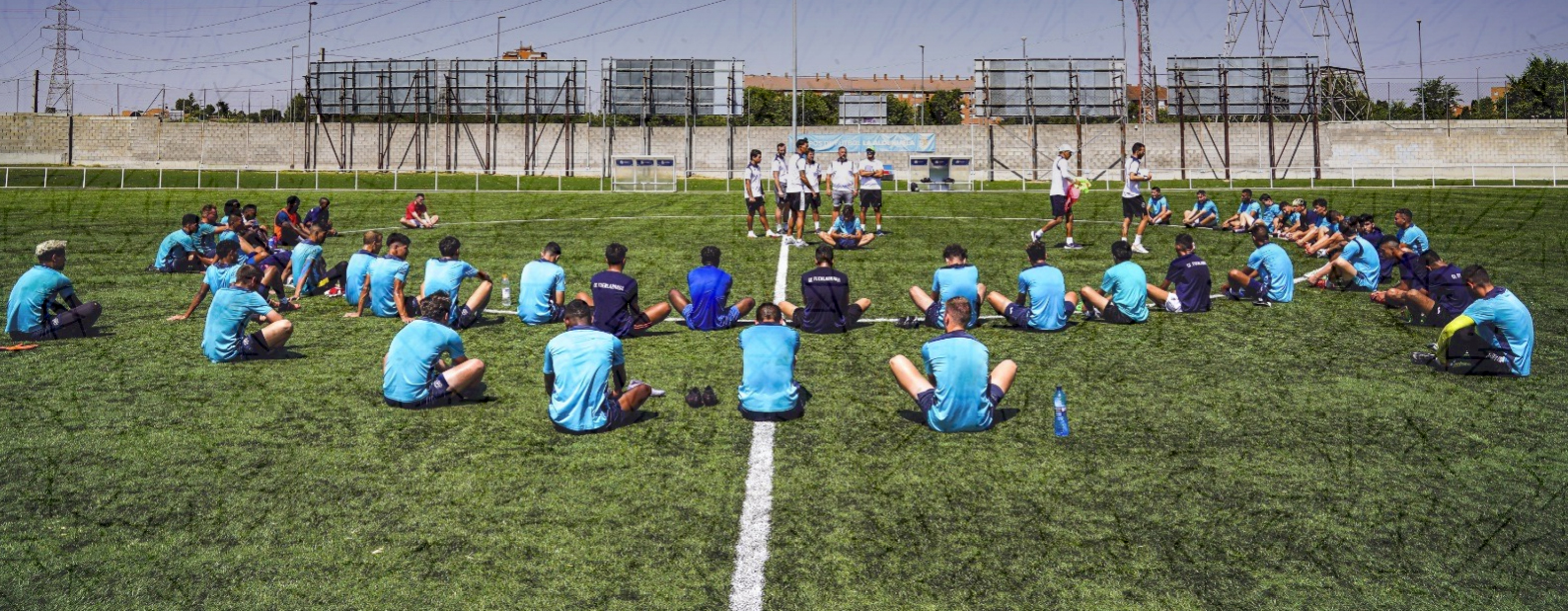 Football tryout programme for semi-professional teams in the community of Madrid 2024 logo