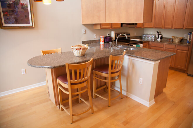 A closer look at the accommodation at . Left photo A closer look at the accommodation at . Left photo