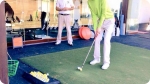 Training im Jason Floyd Golf Academy - Estepona. Linkes Bild