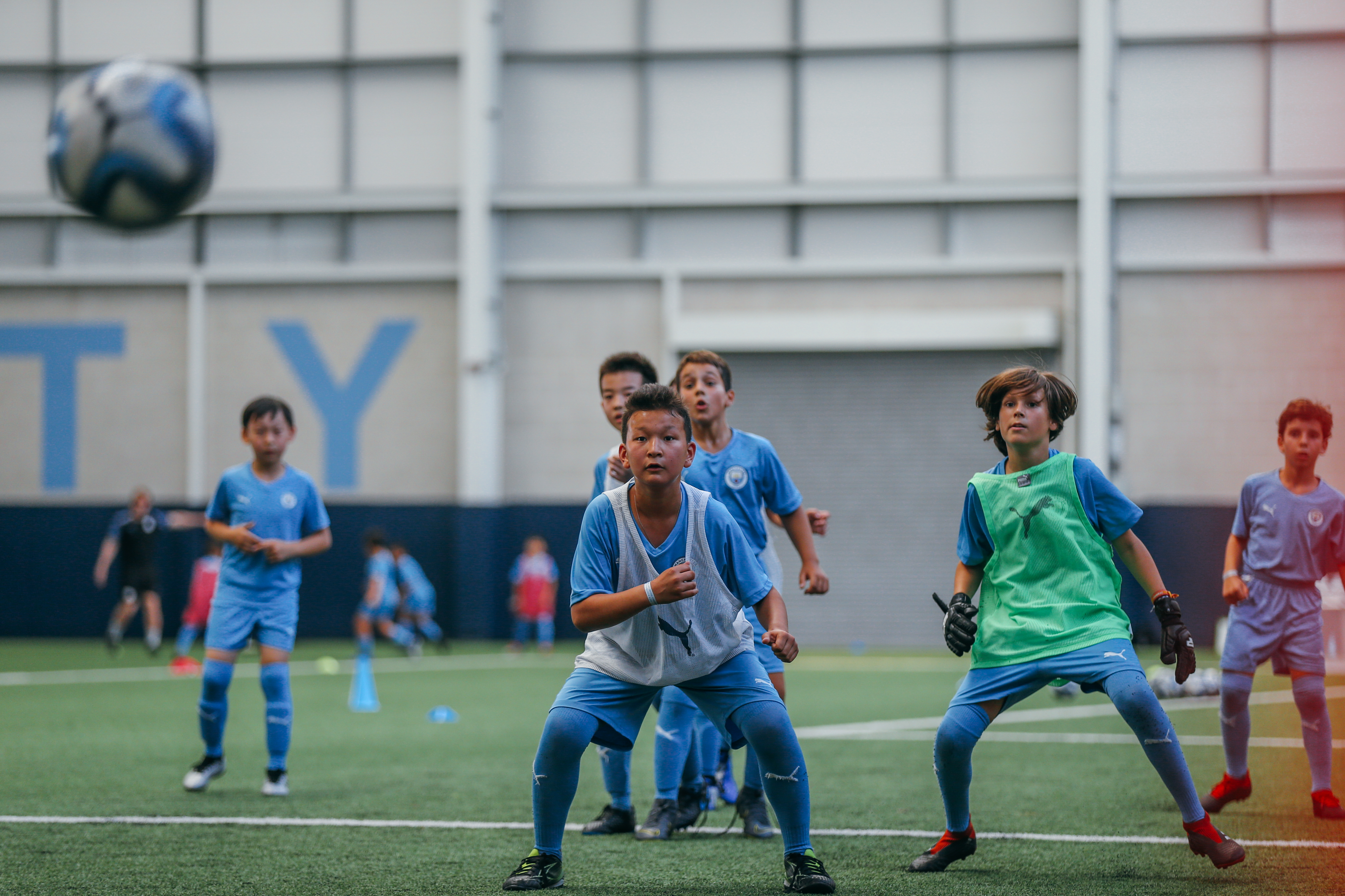 A typical day at Stage de football de Manchester City 2024