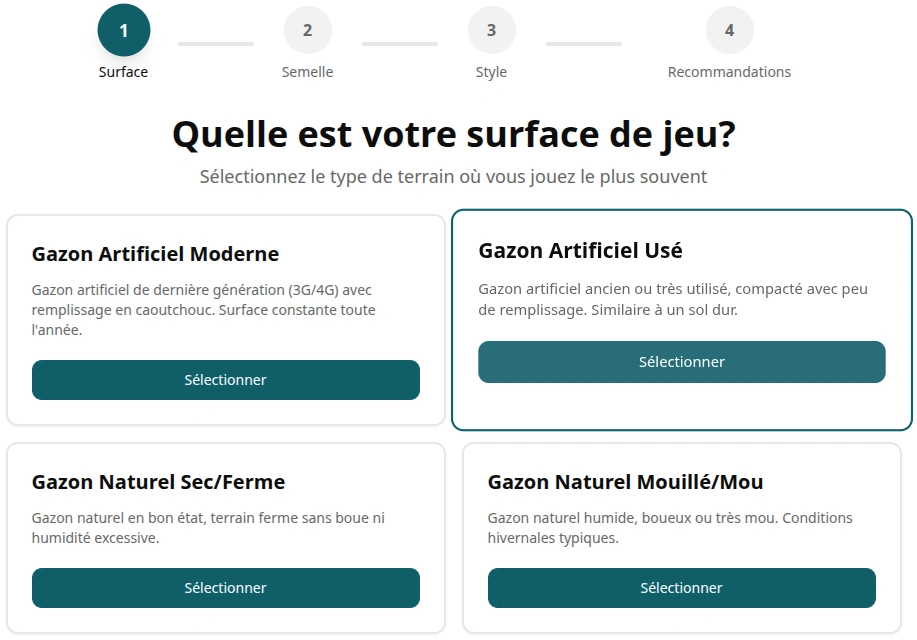 Guide de sélection des bottes