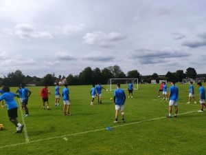 Entrenamientos en el Clinic de academias de Ertheo