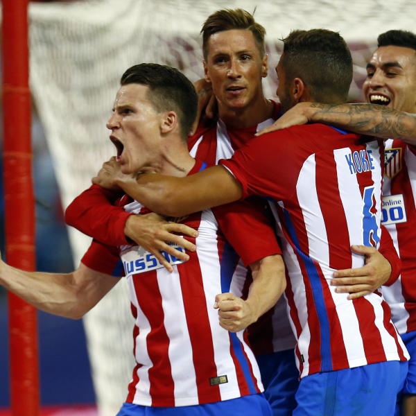 Les joueurs du FC Atlético de Madrid.