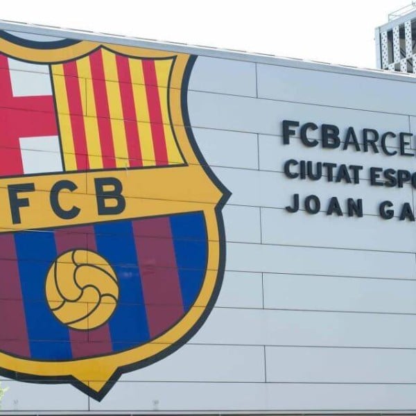 FC Barcelona camp signboard